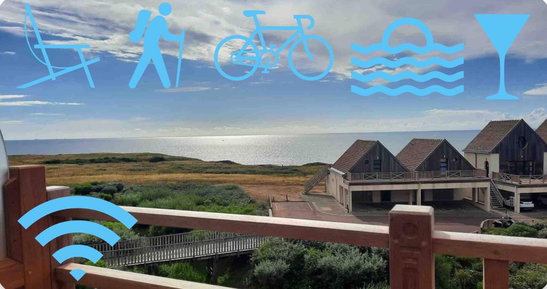 Le 246 - Duplex Face A La Mer Pour 4 Personnes, Wifi, Tv Full Sat, Parking Wimereux Eksteriør bilde